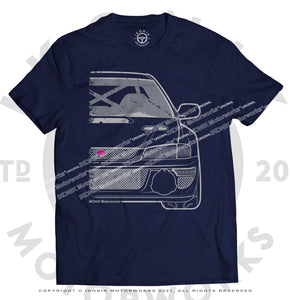 Subaru 22B Gray Scale Classic Shirt