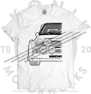 Ikonik Motorworks Audi Quattro Group B Tribute T-shirt