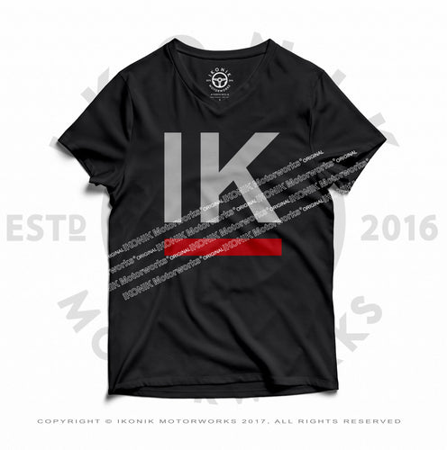 Ikonik Motorworks IK V-Neck Branded T-Shirt