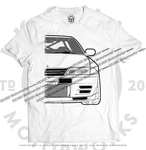 Nissan R32 GTR Tribute Gray Scale Tshirt