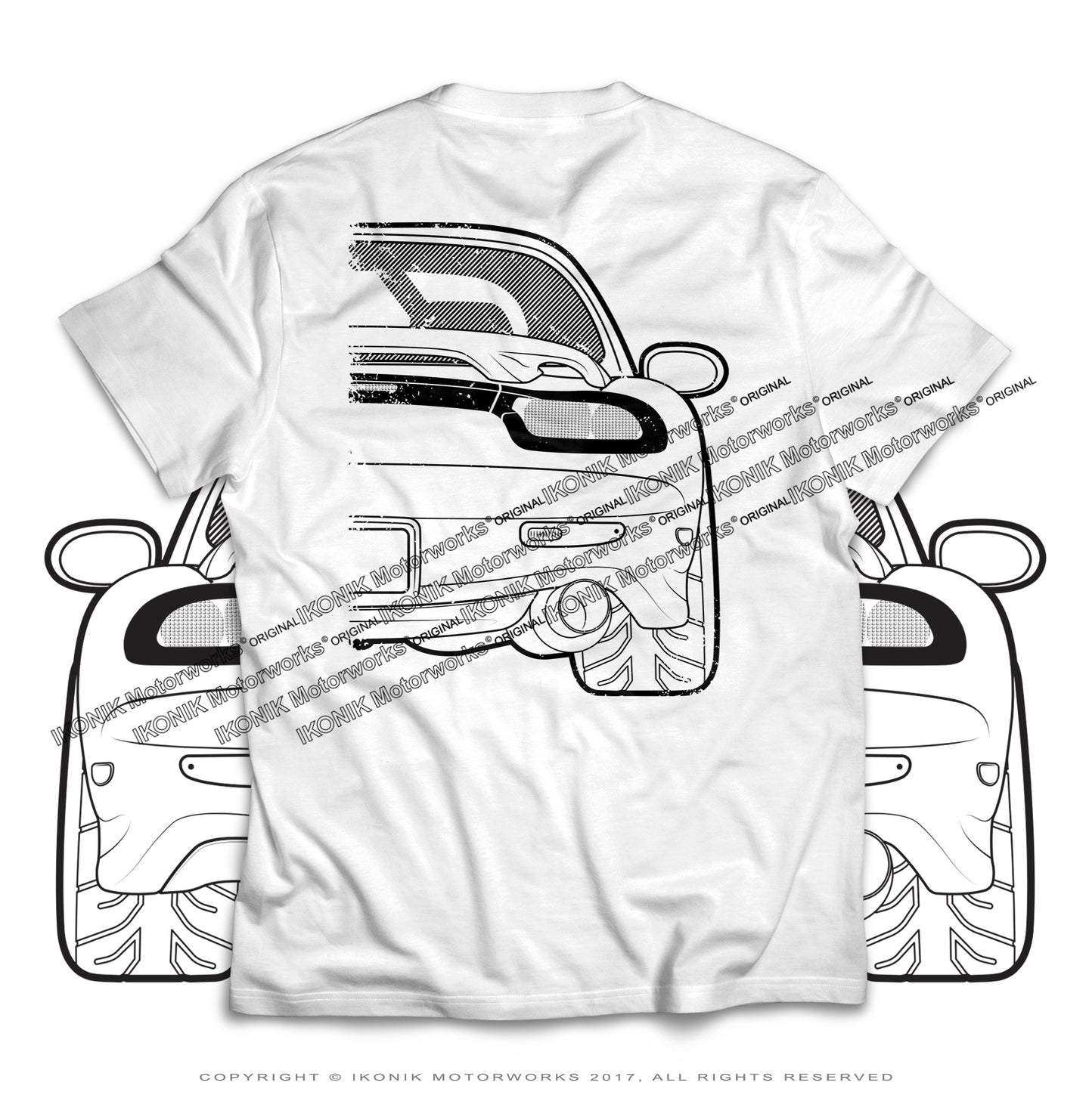 Mazda Rotary RX-7 FD Front and Back Classic Tee