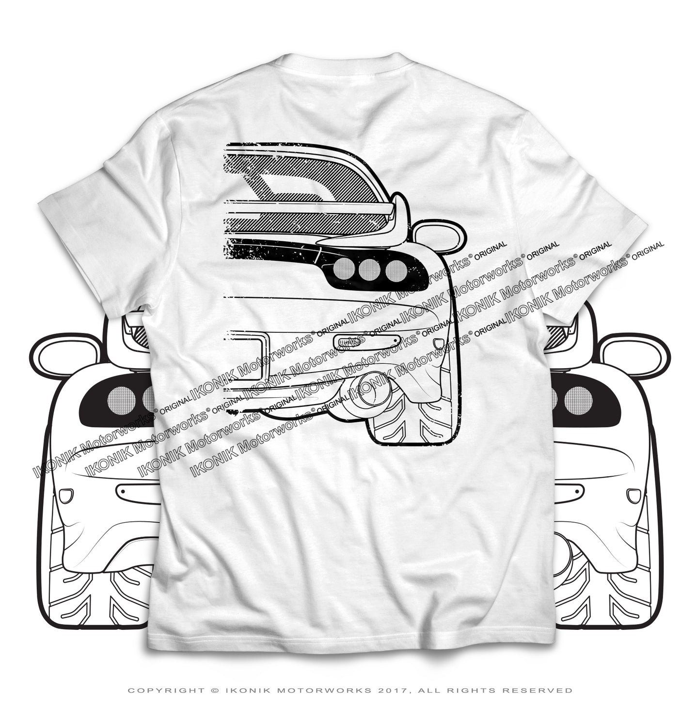 Mazda Rotary RX-7 99 Spec Front and Back Tee
