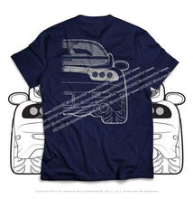 Mazda Rotary RX-7 99 Spec Front and Back Tee