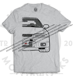 Nissan R33 GTR Tribute Gray Scale Tshirt