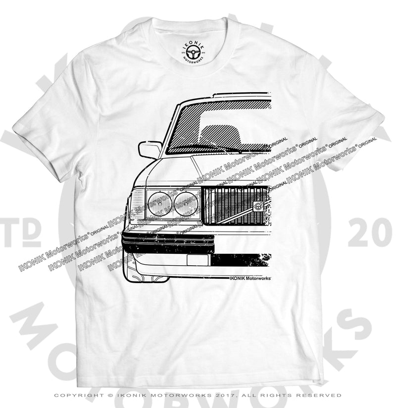 Volvo 200 Series 1st Gen Round Headlights Tee